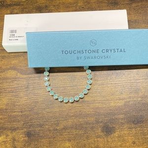 Touchstone Crystal Air Blue Ice Bracelet